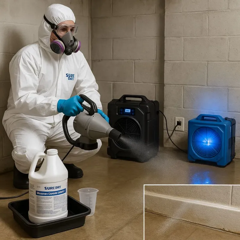 Sanitization and Odor Removal process in Harwich Center, MA