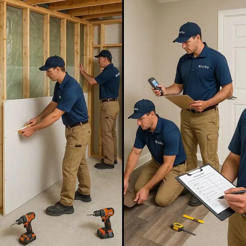 Repairs and Reconstruction process in Harwich Center, MA