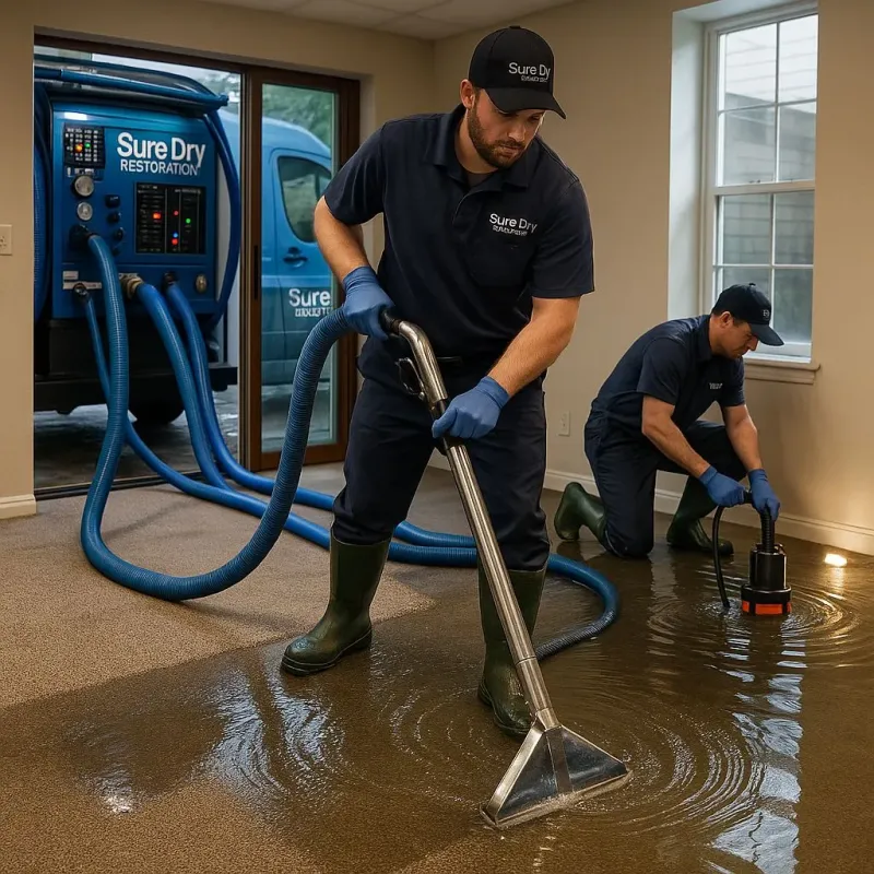 Water Extraction and Removal process in Harwich Center, MA